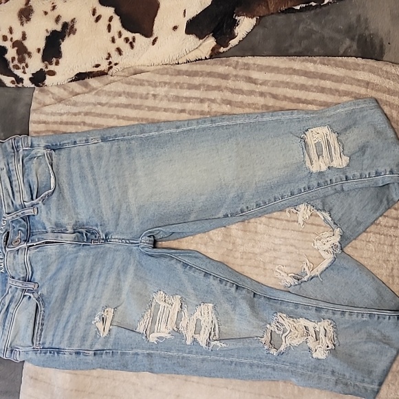 American Eagle Next Level Stretch Distressed Jeans - Picture 1 of 6